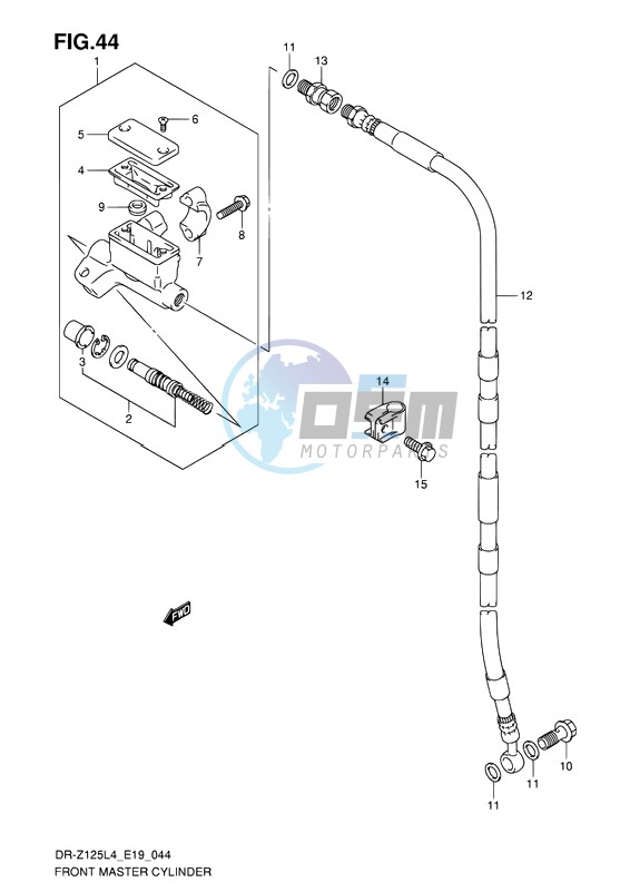 FRONT MASTER CYLINDER