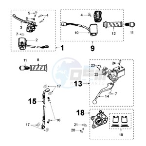 VIVA 2 SP2 drawing BRAKE SYSTEM BRAKE CALIPER