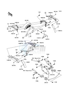 VN1700 CLASSIC TOURER VN1700C9FA GB XX (EU ME A(FRICA) drawing Saddlebags(Side Bag Bracket)