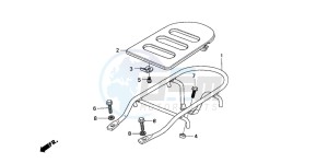 SGX50S drawing REAR CARRIER