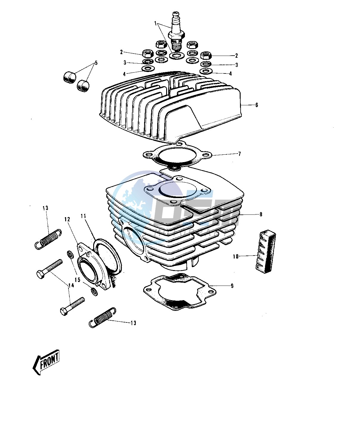 CYLINDER HEAD_CYLINDER -- 72-73 G5-A- -