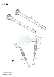 GSX1300R (E50) Hayabusa drawing CAMSHAFT VALVE