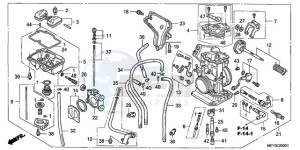 CRF450X9 U drawing CARBURETOR