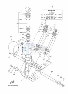 F115AETX drawing TILT-SYSTEM-1