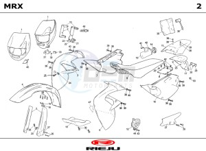 MRX-50-YELLOW drawing COWLING