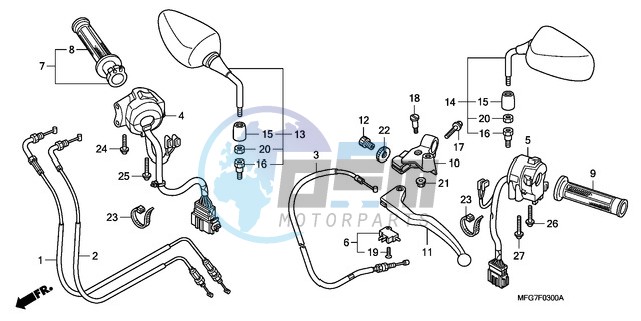 HANDLE LEVER/SWITCH/ CABLE