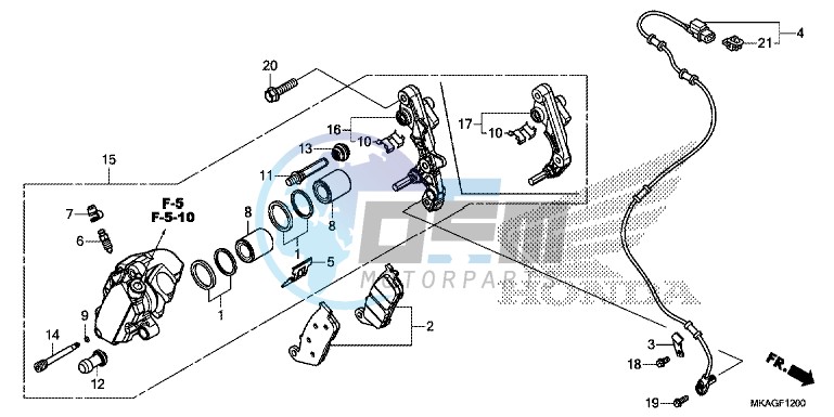 FRONT BRAKE CALIPER