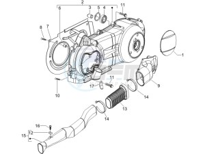 Runner 200 VXR 4t e3 (UK) UK drawing Crankcase cover - Crankcase cooling