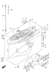 DF 250 drawing Gear Case DF 250S