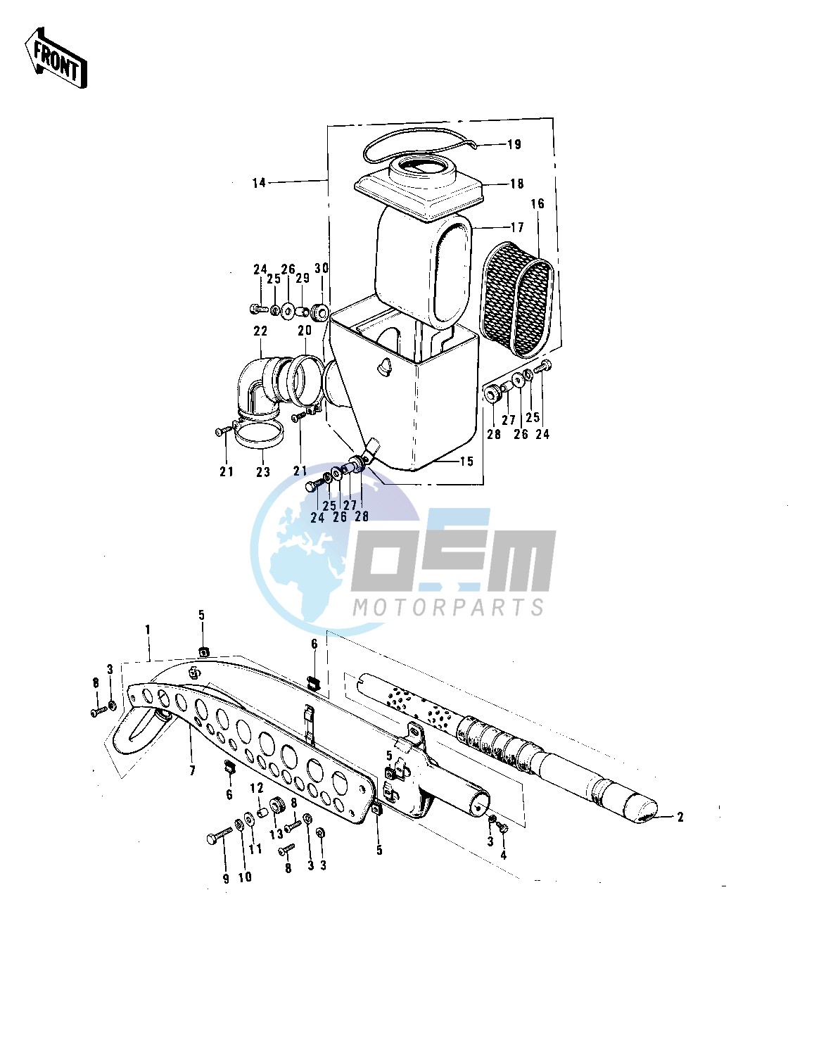 AIR CLEANER_MUFFLER -- 74-75 F7-C_F6-D- -