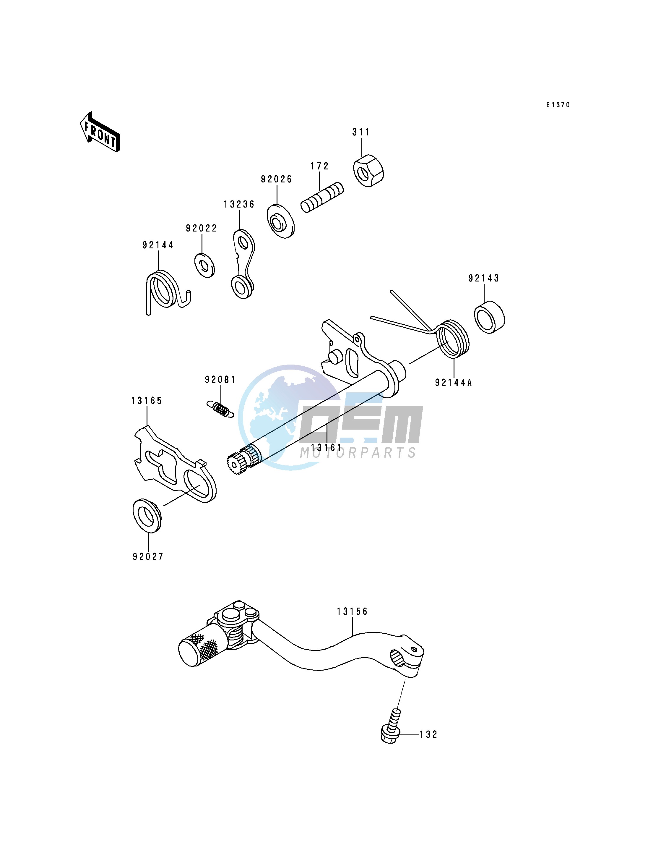 GEAR CHANGE MECHANISM