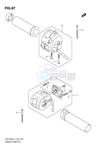 VZR1800 (E2) INTRUDER drawing HANDLE SWITCH (VZR1800L1 E51)