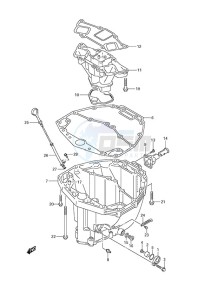 DF 300A drawing Oil Pan