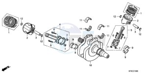 VTR2509 F / CMF LL drawing CRANKSHAFT/PISTON