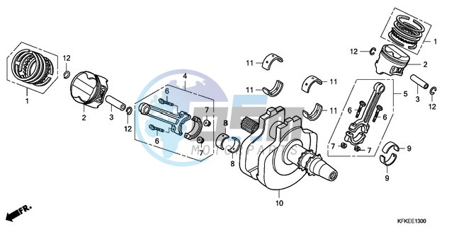 CRANKSHAFT/PISTON