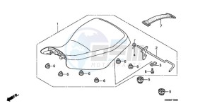 TRX250TMA ED drawing SEAT