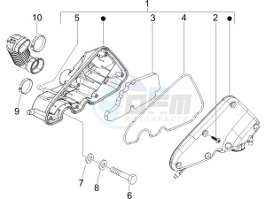 Zip 50 4T 25 Km-h (EMEA) drawing Air filter