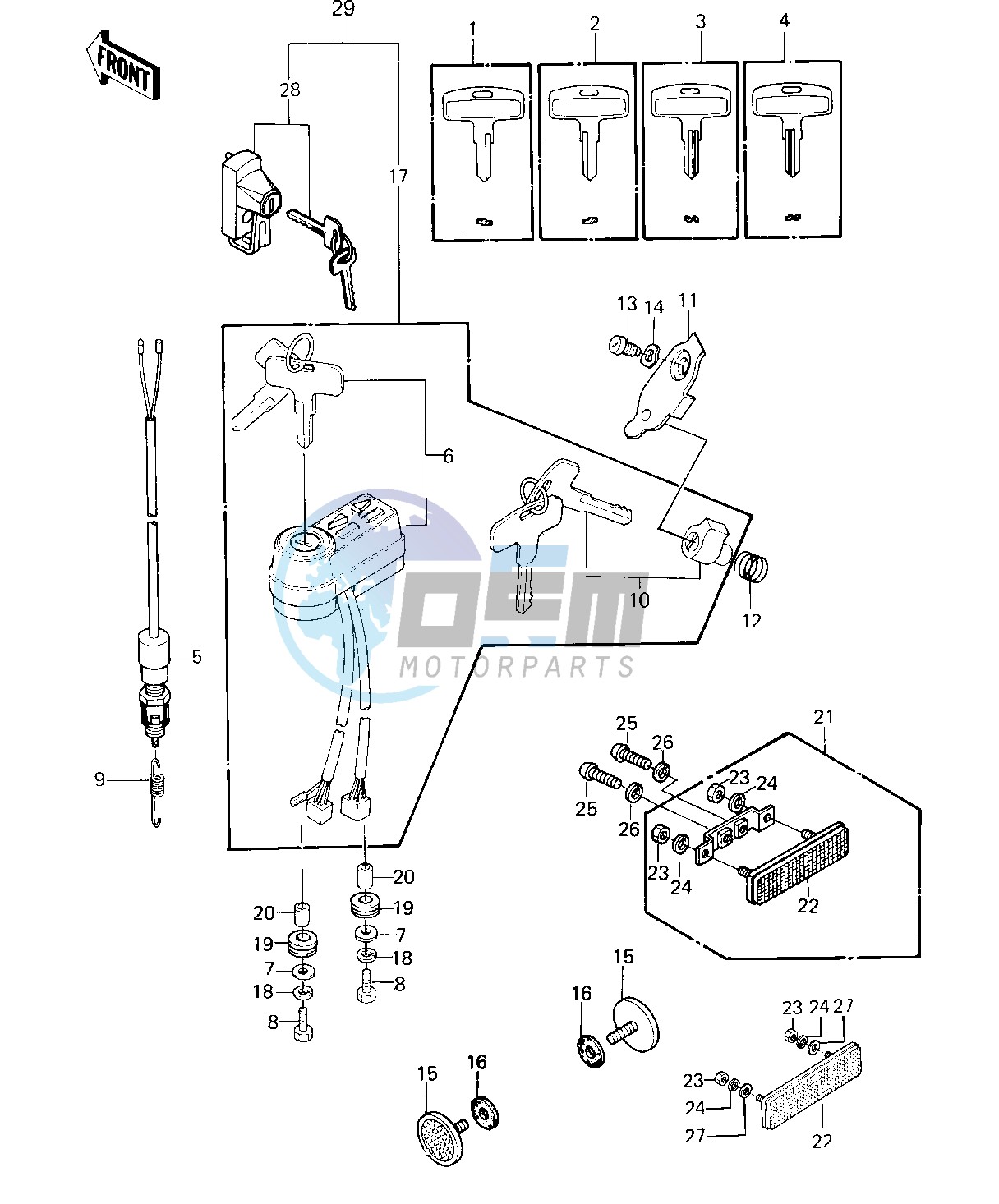 IGNITION SWITCH_LOCKS_REFLECTORS -- 80-81 A7_A8- -