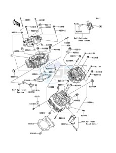 VN1600 CLASSIC TOURER VN1600D6F GB XX (EU ME A(FRICA) drawing Cylinder Head