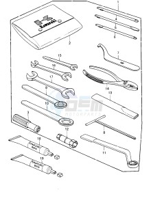 KZ 1300 B [B2] drawing OWNER TOOLS