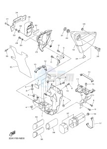 XVS950CUD-A XV950 ABS XV950 R-SPEC (BS58) drawing SIDE COVER