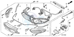 CBF10009 F / CMF drawing REAR COMBINATION LIGHT