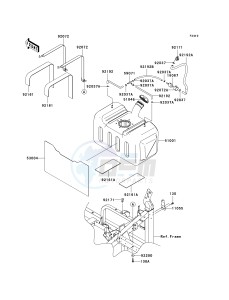 KRF 750 M [TERYX 750 FI 4X4 NRA OUTDOORS] (M9F9) M9F drawing FUEL TANK