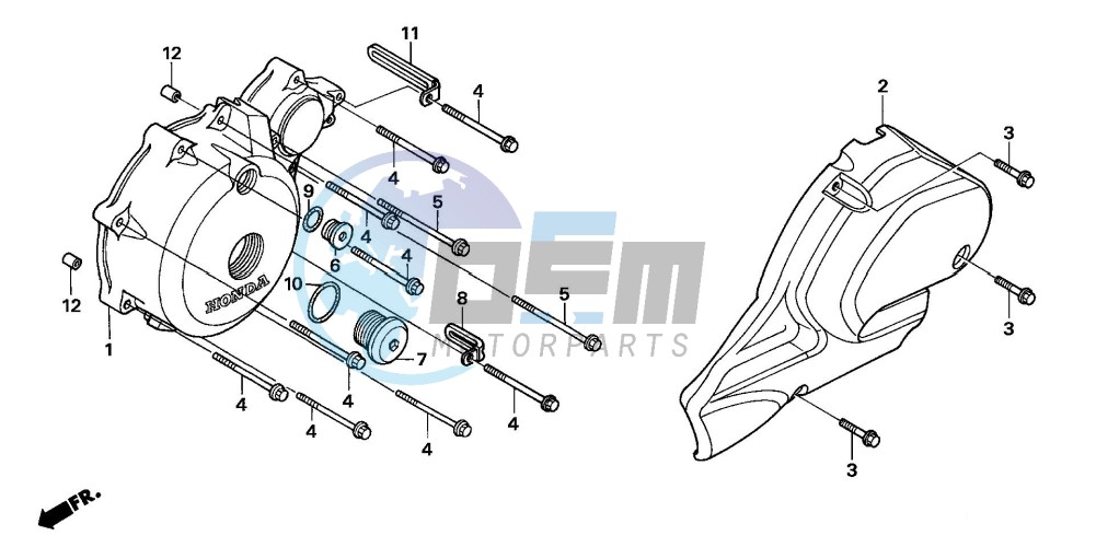 LEFT CRANKCASE COVER