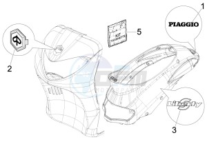 Liberty 125 4t Sport (UK) UK drawing Plates - Emblems