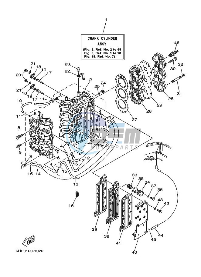 CYLINDER--CRANKCASE