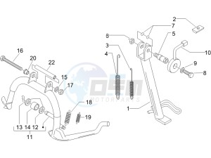 X9 125 Evolution potenziato (UK) drawing Stand