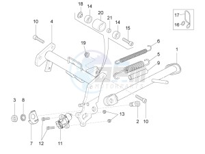 RS4 50 2t drawing Central stand