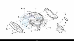 MAXSYM TL 500 (TL47W1-EU) (L9) drawing SPEEDOMETER ASSY.