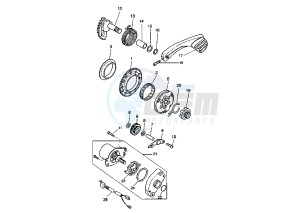 YQ AEROX R 50 drawing STARTER