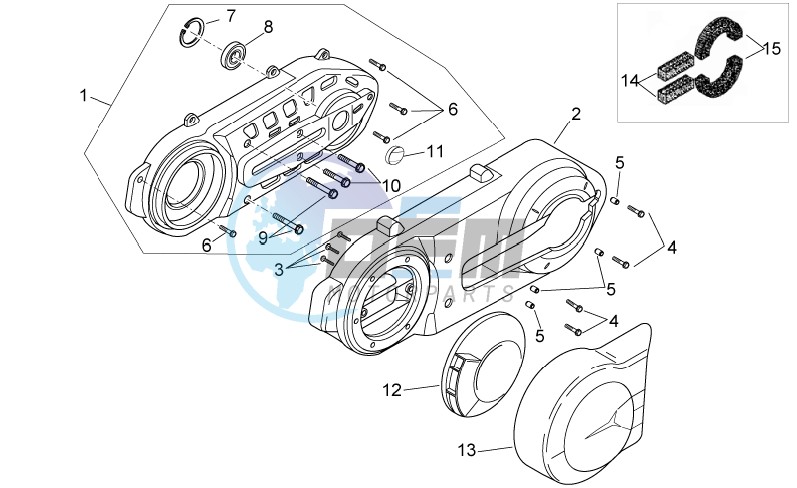 Engine plastic