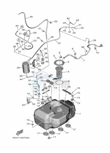 YXF850ES YXF85WPSK (BG4K) drawing FUEL TANK