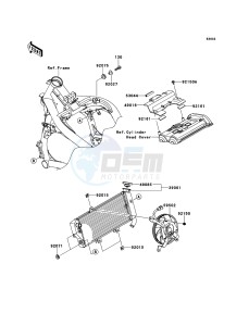 ER-6n ABS ER650DBF XX (EU ME A(FRICA) drawing Radiator