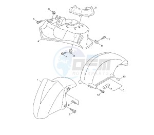 NXC CYGNUS X 125 drawing FENDER