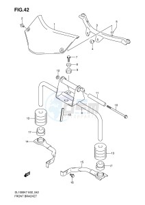 DL1000 (E2) V-Strom drawing FRONT BRACKET