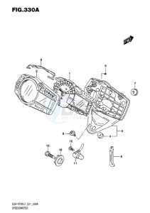 GSX-R750 EU drawing SPEEDOMETER