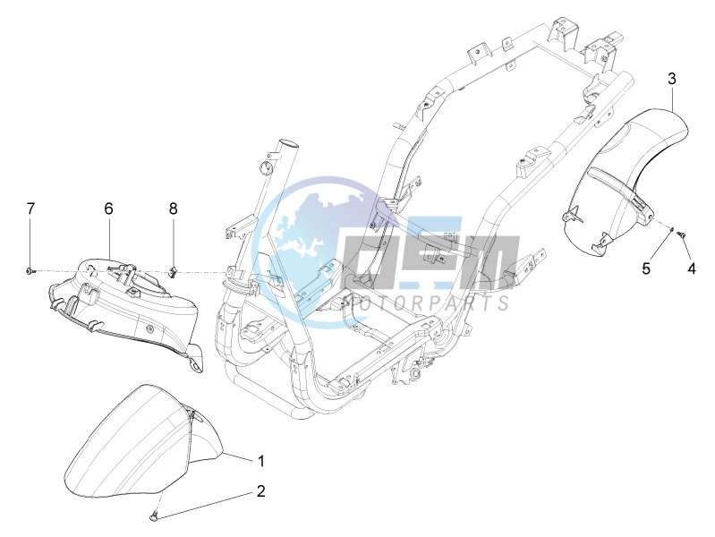 Wheel housing - Mudguard