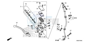 NC700SC drawing FR. BRAKE MASTER CYLINDER (NC700S)