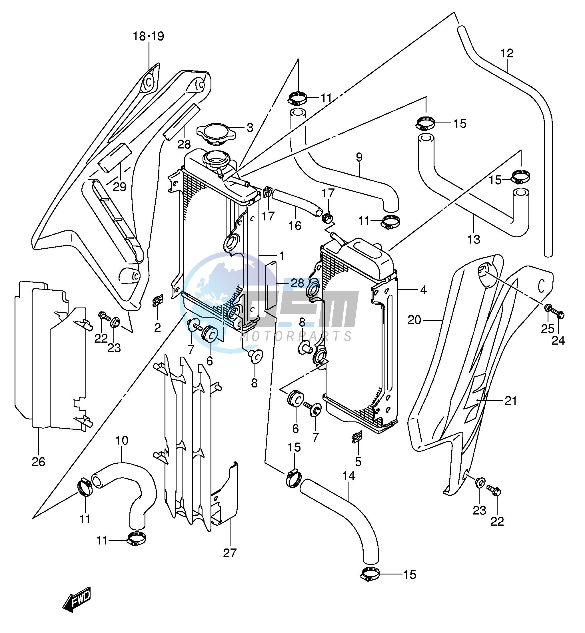 RADIATOR (MODEL K5)