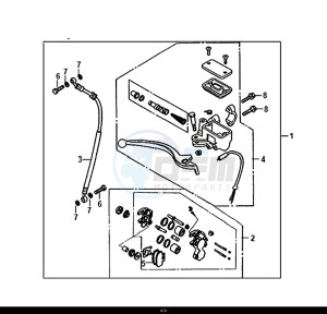 JET 14 (25 KM/H) (XC05W1-NL) (E4) (L8-M0) drawing BRAKE SYSTEM ASSY