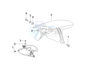 Stalker 50 drawing Wheel housing - Mudguard