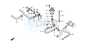 ST1100 drawing WATER PIPE