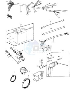 KE 125 A [KE125] (A7-A8) [KE125] drawing CHASSIS ELECTRICAL EQUIPMENT -- 80-81 A7_A8- -