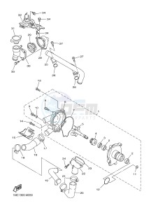 FJR1300AE FJR1300-AE (B961) drawing WATER PUMP