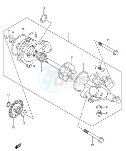 LT-A700X (E17) drawing WATER PUMP