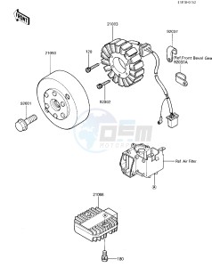 ZL 600 A [ZL600 ELIMINATOR] (A1-A2) drawing GENERATOR_REGULATOR